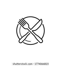 Knife and Fork Logo Icon Design
