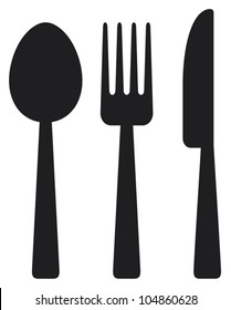 Knife, Fork And Spoon