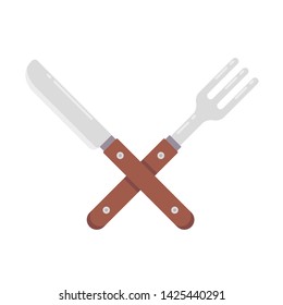 knife and fork vector. wallpaper. logo design. symbol. sign.