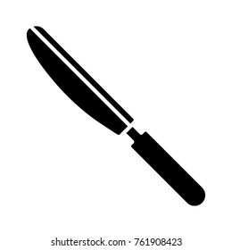 Knife glyph icon