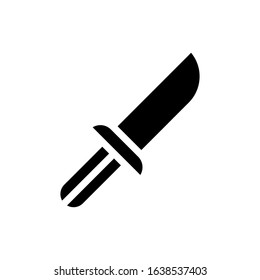 knife glyph vector icon - ui icon vector