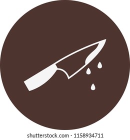 Knife Halloween Icon