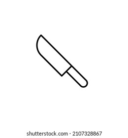 Knife icon. Bakery icon. Simple Knife vector icon. Knife flat sign design. Knife symbol pictogram
