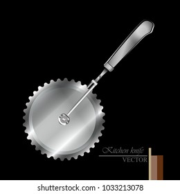 knife icon for butcher shop, Vintage typographic hand-drawn. Meat cutting knives, Cutlery icon set vector realistic kitchen knives isolated, Vector illustration.   