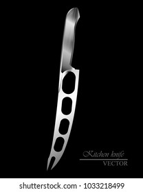 knife icon for butcher shop, Vintage typographic hand-drawn. Meat cutting knives, Cutlery icon set vector realistic kitchen knives isolated, Vector illustration.   