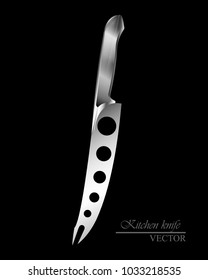 knife icon for butcher shop, Vintage typographic hand-drawn. Meat cutting knives, Cutlery icon set vector realistic kitchen knives isolated, Vector illustration.   