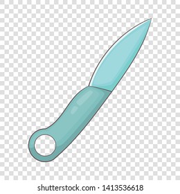 Knife icon. Cartoon illustration of knife vector icon for web design