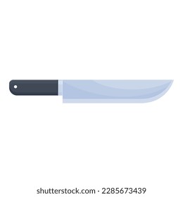 Knife icon cartoon vector. Kitchen cook. Dinner bowl