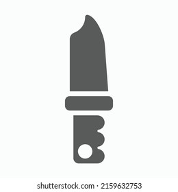icono de cuchillo, vector de helicóptero, ilustración de limpiador