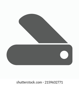 icono de cuchillo, vector de helicóptero, ilustración de limpiador