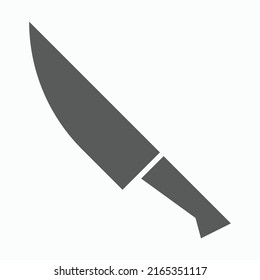 knife icon, chopper vector, cleaver illustration