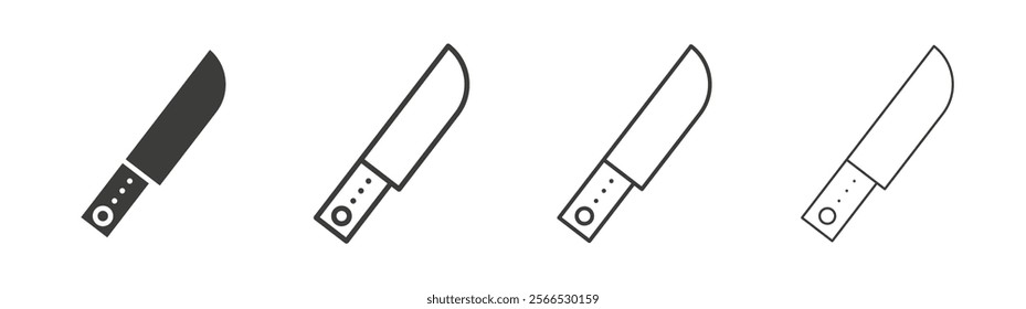 knife icon collection for website design, app, UI design.