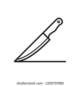 Knife icon ,cooking vector logo template