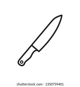 Knife icon ,cooking vector logo template