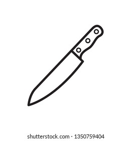 Knife icon ,cooking vector logo template