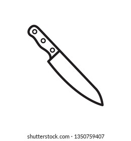 Knife icon ,cooking vector logo template
