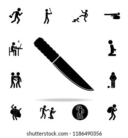 knife icon. Crime icons universal set for web and mobile
