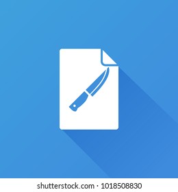 knife icon for cut