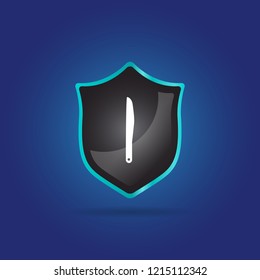 knife icon for cut