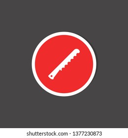 knife icon for cut