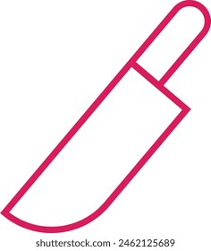 El diseño de icono de cuchillo eps 10