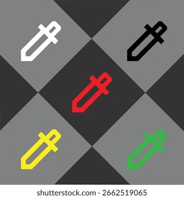 Messersymbol Design eps 10.