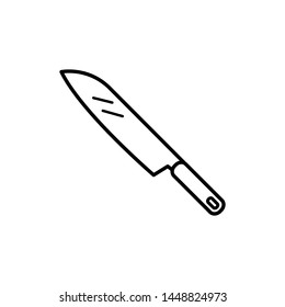 knife icon design template trendy