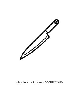 knife icon design template trendy