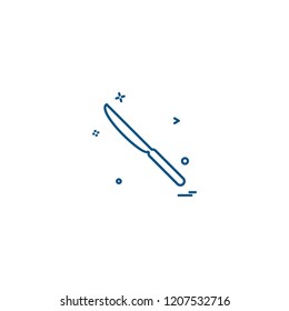 Knife icon design vector 