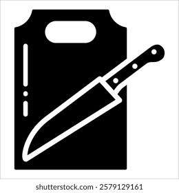 Knife Icon Element For Design
