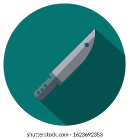Knife icon flat cook chef
