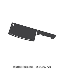 knife icon flat design template