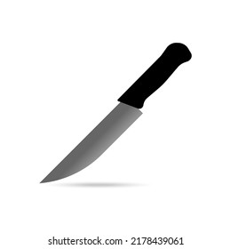 Knife icon flat design vector.