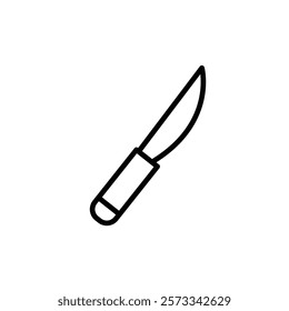 knife icon Flat fill set collection