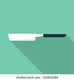 Knife icon. Flat illustration of knife vector icon for web