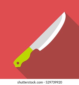Knife icon. Flat illustration of knife vector icon for web
