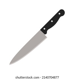 Knife icon. flat symbol. vector illustration