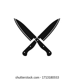 Knife icon flat vector illustration