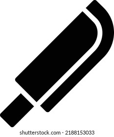 Knife Icon With Glyph Style, Camping Sign And Symbol Isolated On White Background