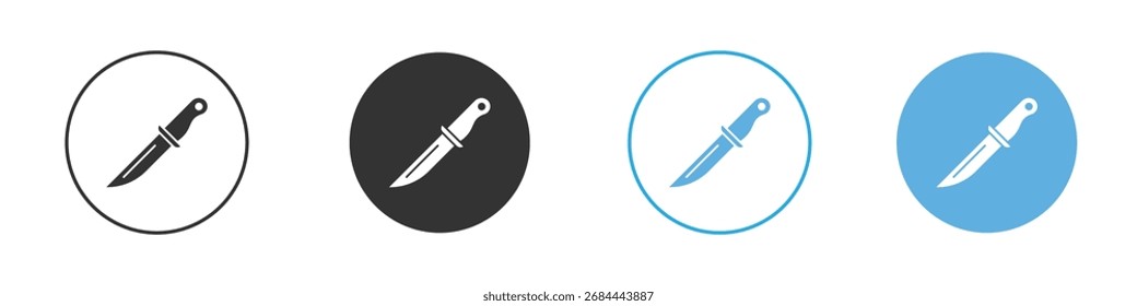 knife icon. Graphic icon design template