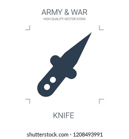 knife icon. high quality filled knife icon on white background. from war collection flat trendy vector knife symbol. use for web and mobile