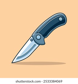 Knife icon Illustration Isolated cartoon icon elements design knife sticker design