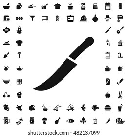 Knife icon illustration isolated vector sign symbol