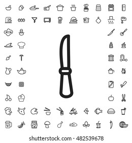Knife icon illustration isolated vector sign symbol