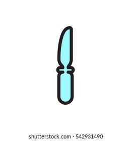 knife icon illustration isolated vector sign symbol