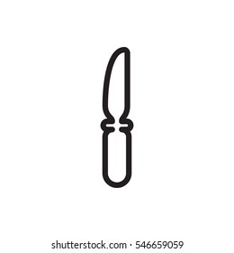 knife icon illustration isolated vector sign symbol
