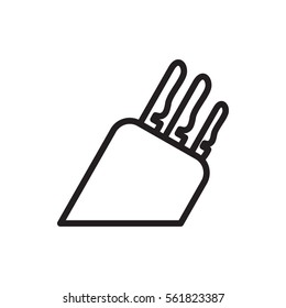 knife icon illustration isolated vector sign symbol