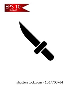 knife icon isolated. Army knife. Set icons Knife buttons.