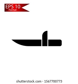 knife icon isolated. Army knife. Set icons Knife buttons.