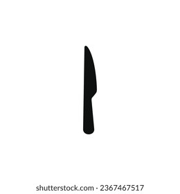 Knife icon isolated on white background